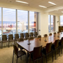 conference room with view of richmond