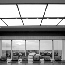 interior conference room with view of richmond